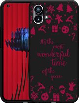 Nothing Phone (1) Hoesje Zwart Most Wonderful Time - Designed by Cazy