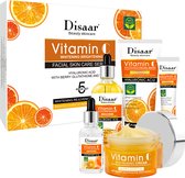 Disaar - Coffret cadeau de blanchiment à la Vitamine C avec 5 produits