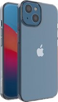 Ceezs Siliconen hoesje met camerabescherming geschikt voor Apple iPhone 14 - optimale bescherming - doorzichtige silicone hoes - backcover - transparant