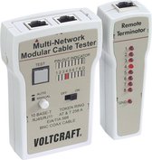 VOLTCRAFT CT-2 Testeur de câble Convient pour RJ-45, BNC, RJ-11