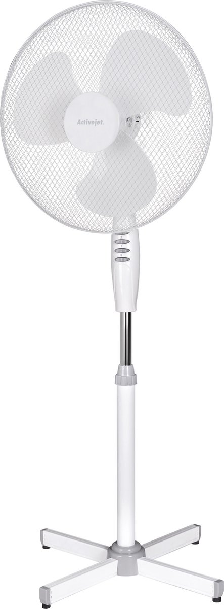 Staande ventilator Activejet WSR-40B Wit Grijs Zilver 50 W