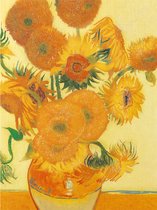 Softcover kunst schetsboek, Vincent van Gogh, Zonnebloemen