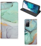 Bookcase voor Geschikt voor Samsung Galaxy S20 FE Watercolor Mix