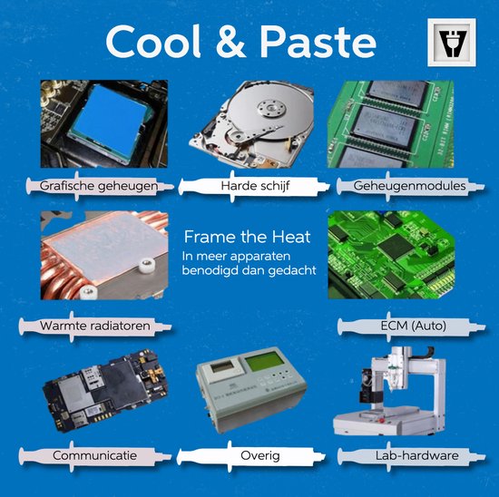 Vivefly Electronics Cool&Paste 30G - Thermische Pasta - CPU Koeler -  Koelpasta -... | bol.com