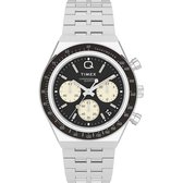 Timex Q Chrono TW2V42600 Horloge - Staal - Zilverkleurig - Ø 40 mm