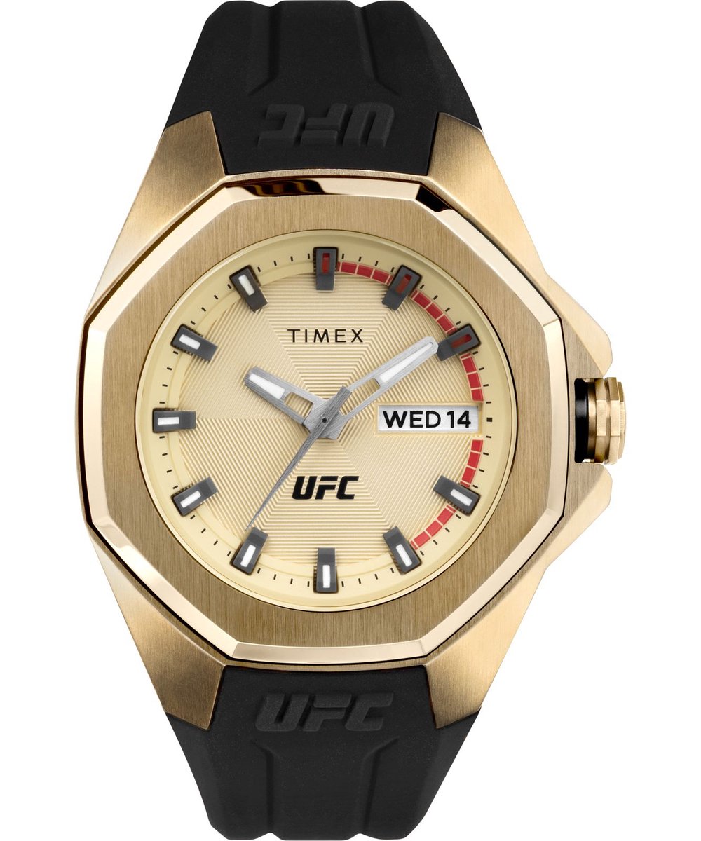 Timex UFC Pro TW2V57100 Horloge - Siliconen - Zwart - Ø 44 mm