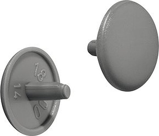 Enkotrade 21 stuks afdekdoppen voor schroeven, bruin, Torx T10, 6-lobe, sierdoppen voor afdekken met kopgatboring, insteken in kopgat, schroefkappen