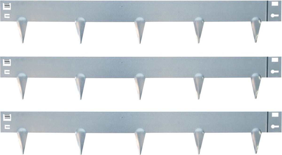 ZG-Edge Borderrand Zilver Verzinkt - 106x16 cm - 6 stuks - Kantopsluiting