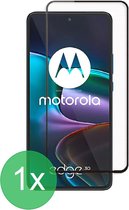 Full Screenprotector 1x Geschikt voor Motorola Edge 30 - screen protector - volledige glas - bescherming - beschermglas - ZT Accessoires