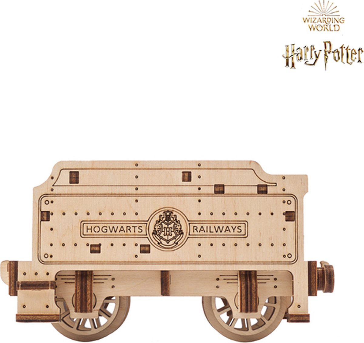 UGEARS 3D Modelbouw - Hogwarts™ Express - Harry Potter™ - Mechanisch Bouwpakket Hout - Educatief Speelgoed — afbeelding 4