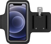 Arara Armband Geschikt voor iPhone 12 sportarmband - hardloopband - Sportband hoesje - zwart