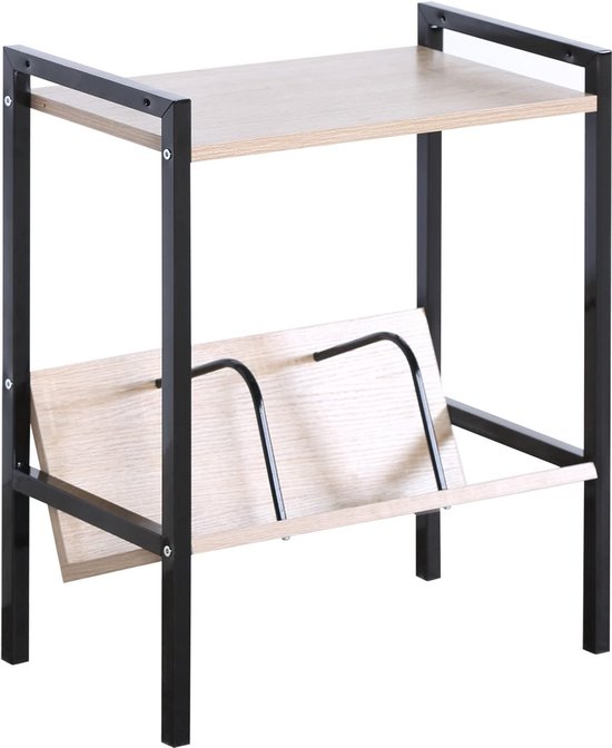 WOLTU Boekenkast met 4 compartimenten Boekenplank 30x24x106cm