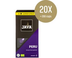 JAVA Koffiecapsules Peru bio - Nespresso®* compatibel - 20 stuks