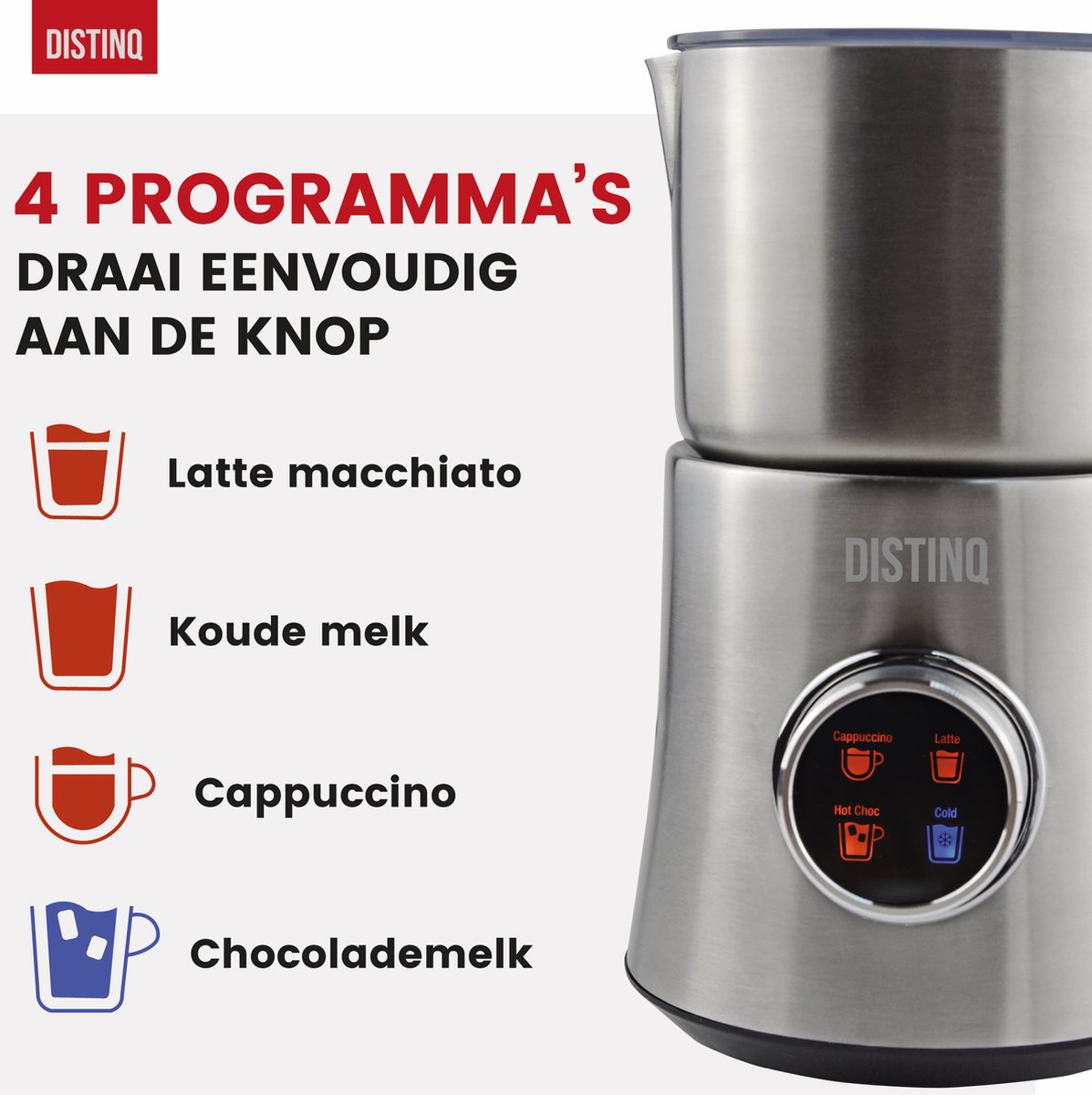 Commerciële melkopschuimer, 6 L automatische stoomkookwater-opschuimmachine, met led-display en 4-gaats stoommondstuk, melkcafé-opschuimer Commerciële melkopschuimer, 6 L automatische stoomkookwater-opschuimmachine, met led-display en 4-gaats stoommondstuk, melkcafé-opschuimer