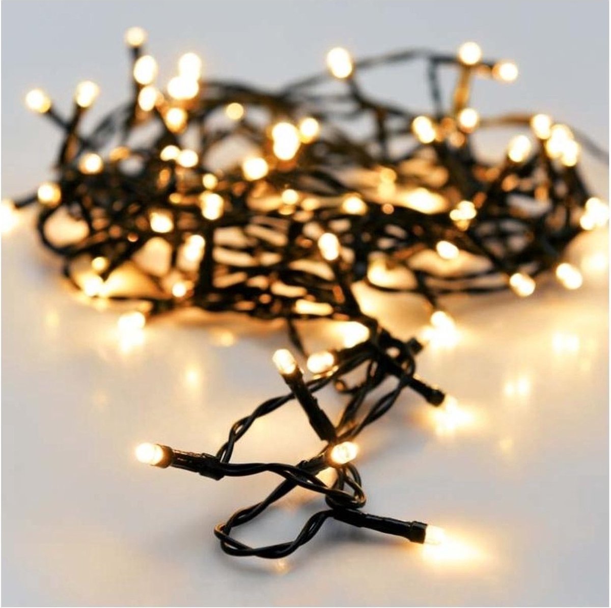 Bol.com Kerstverlichting Clusterverlichting - 560LEDs – Warm wit - 11 meter - Energiezuinig aanbieding