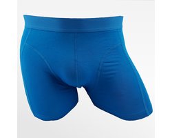 Boxershort heren bamboe blauw