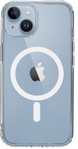 Mobiparts hoesje geschikt voor Apple iPhone 14 - Hardcover - MagSafe - Transparant