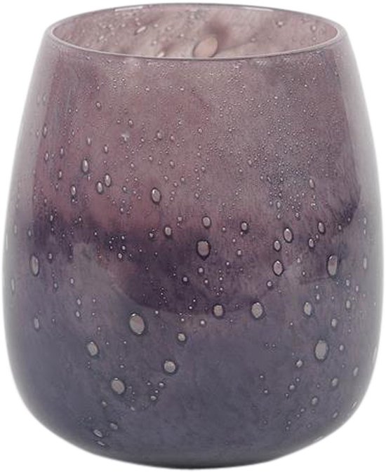 romersk Lavet en kontrakt muggen Rasteli Vase-Vase Décoratif Glas Violet Soufflé Bouche D 17,8 cm H 18,6 cm  | bol.com