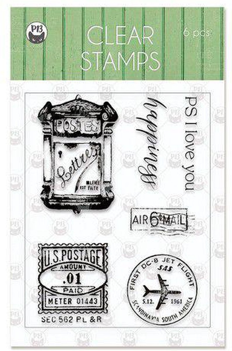 Piatek13 - Clear stamp set Till we meet again 01 P13-TIL-30