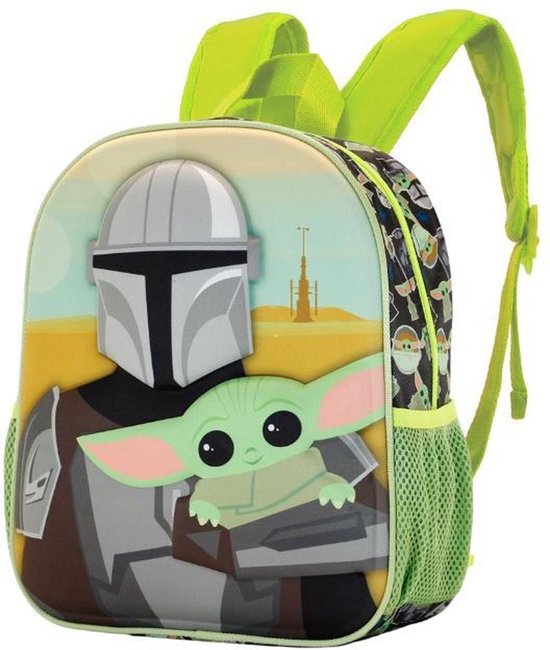 Star Wars Sac dos Le Mandalorien Sac dos Yoda 3d bol