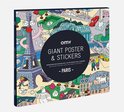 OMY - Parijs plus stickers - kleurplaat XXL voor kinderen