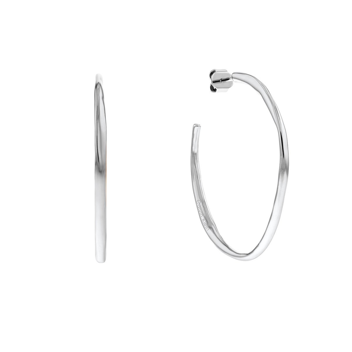 Calvin Klein CJ35000113 Dames Oorsteker Staal Hoop