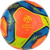 Ballon De Football Uhlsport Team Ball - Taille 5 - Blanc/Marine/Orange Fluo - 32 Panneaux - Match & Entraînement