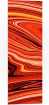 WallClassics - Plaque de Mousse PVC - Différents Pots Peinture Orange - 30x90 cm Photo sur Plaque de Mousse PVC (Avec Système d'accrochage)