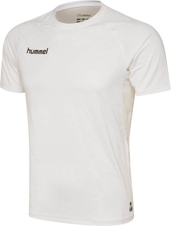Hummel First Jersey SS - sportshirts - wit - Unisex