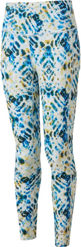 Ronhill Life Crop Tight Dames - Sportbroeken - wit/blauw - Vrouwen