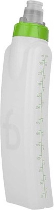 Flipbelt - Arc Water bottle Groot - White/Green - 300ML - FlipBelt