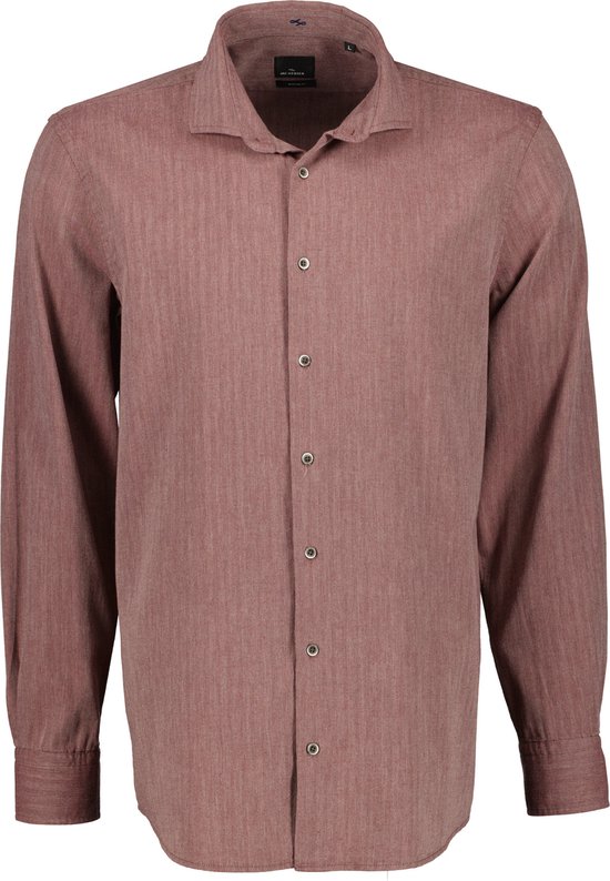 HISDERN Herenoverhemd formeel vrijetijdsshirt Businesshemden vrijetijdsshirts Langarm Katoen Klassiek Regular Fit Overhemden, XXL