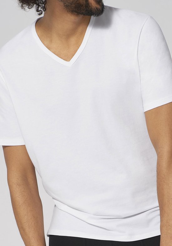 Sloggi Go Shirt Canottiera Uomo - Cotone Biologico Con Lycra, Taglio Slim Fit, Girocollo - Foto 11