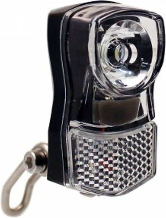Falkx Koplamp fiets - LED verlichting - Zwart - Inclusief batterijen - Voorvork bevestiging — afbeelding 3