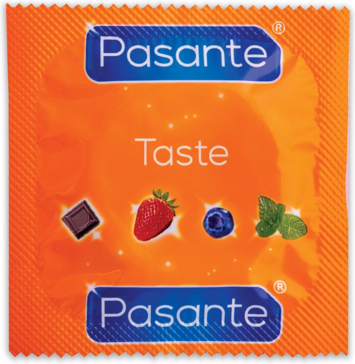 Pasante Taste - Condooms - Mix van Smaken - Gekleurd & Geurend - 3 stuks