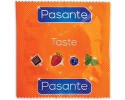 Pasante Taste - Condooms - Mix van Smaken - Gekleurd & Geurend - 3 stuks