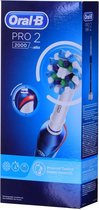 Oral-B PRO 2 2000 BLUE elektrische tandenborstel Volwassene Roterende tandenborstel Blauw, Wit