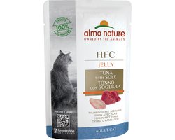 Almo Nature Classic Jelly Tonijn en Tong 24x55g