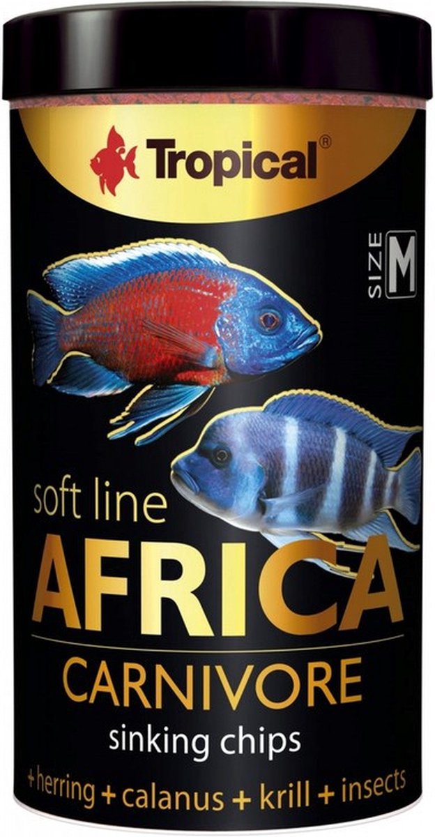 Tropical Soft Line Africa Carnivore M - 250ml - Premium Aquarium Visvoer