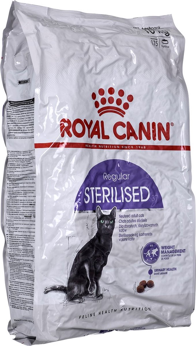 geluid basketbal lavendel Royal Canin Sterilised 37 - Kattenvoer - 10 kg | bol.com