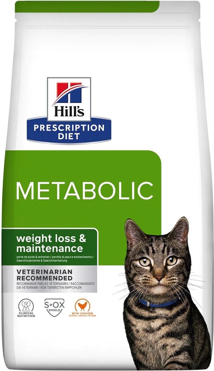3kg Metabolic Advanced Weight Solution Kip Hill's Prescription Diet Kattenvoer