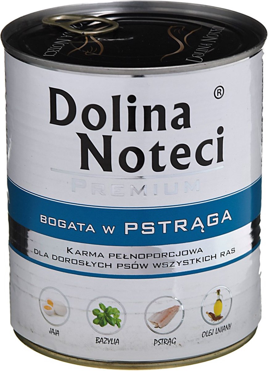 Dolina Noteci Premium Serie - Honden natvoer - Pstrąg - Omega-3 Rijk - Graanvrij