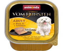 animonda Vom Feinsten Gourmet core with Beef, egg + ham Egg, Rundvlees, Ham Adult - 22 x 150g