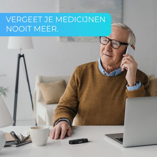 GEASY Pillendoos 7 Dagen 4 Vakken - Stevige Sluiting - Nederlandstalig - Zwart - Medicijndoosje 7 dagen – Pillendoosjes 7 dagen 4 vakken – Pillendoosje