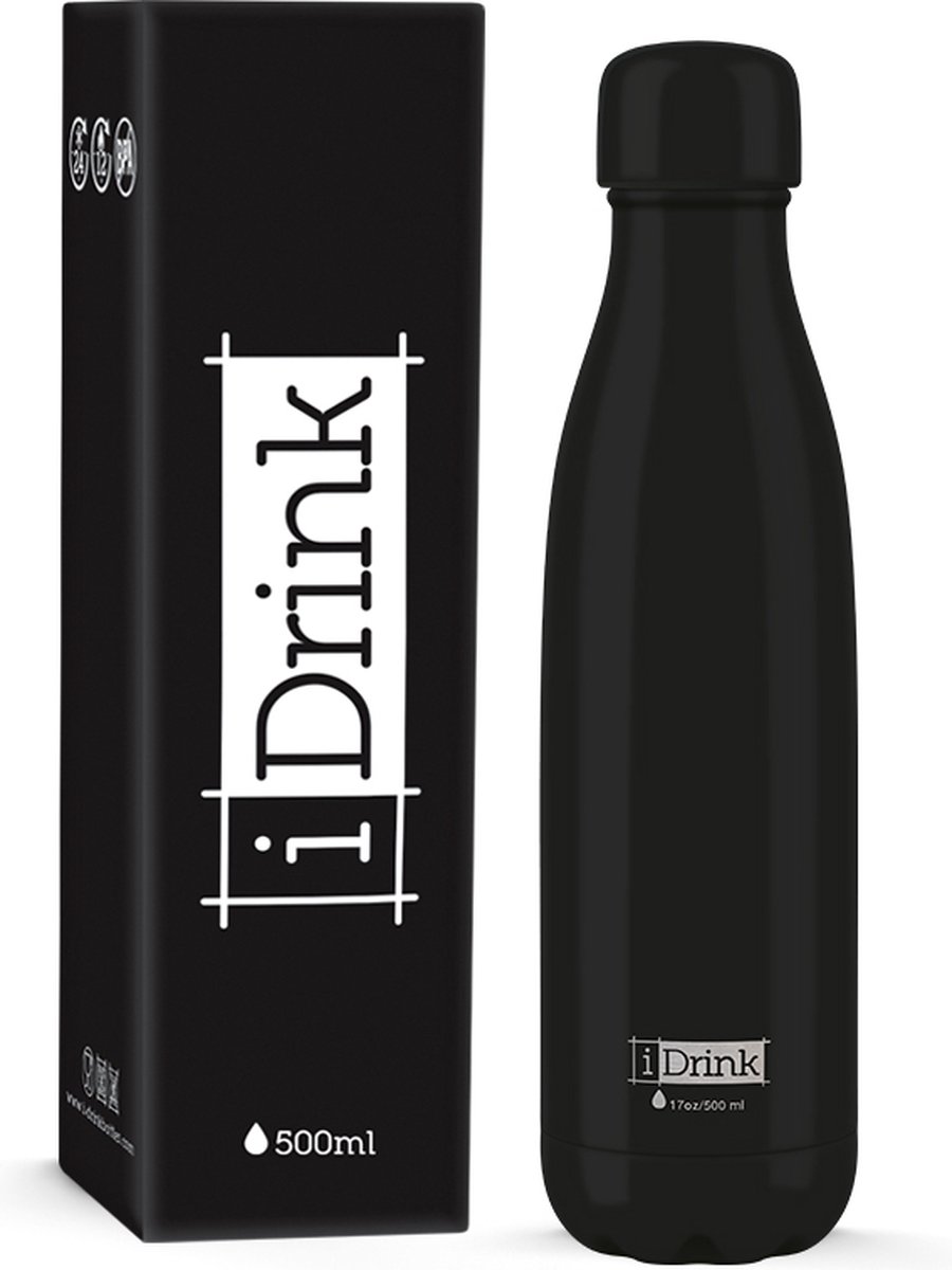 i-Drink bottle 500 ml Map - Thermosfles