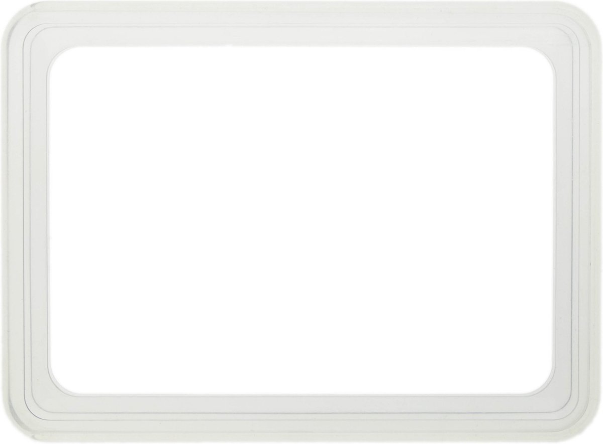 PrimeMatik - Frame voor borden en posters A4 306x215mm transparant voor bewegwijzering