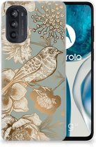 TPU Case geschikt voor Motorola Moto G52/G82 Vintage Bird Flowers