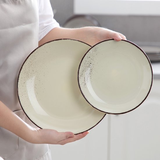 Mäser 921344 Chanson Kombiservice, Für 6 Personen, Weiß, 30-teilig  1 Chanson Kombiservice Fuer 6 Personen Weiss 30 Teilig 1 Set