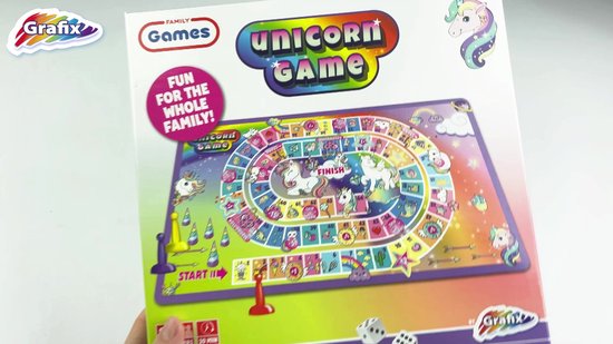 Grafix Unicorn Bordspel | bordspel voor het hele gezin | Ganzenbord variant  unicorn |... | bol.com