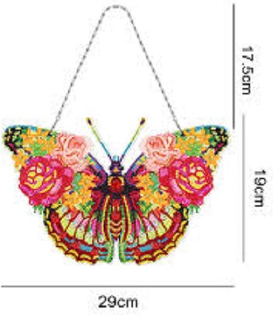 Diamond painting Wall hanging raam of deur decoratie kleurrijke